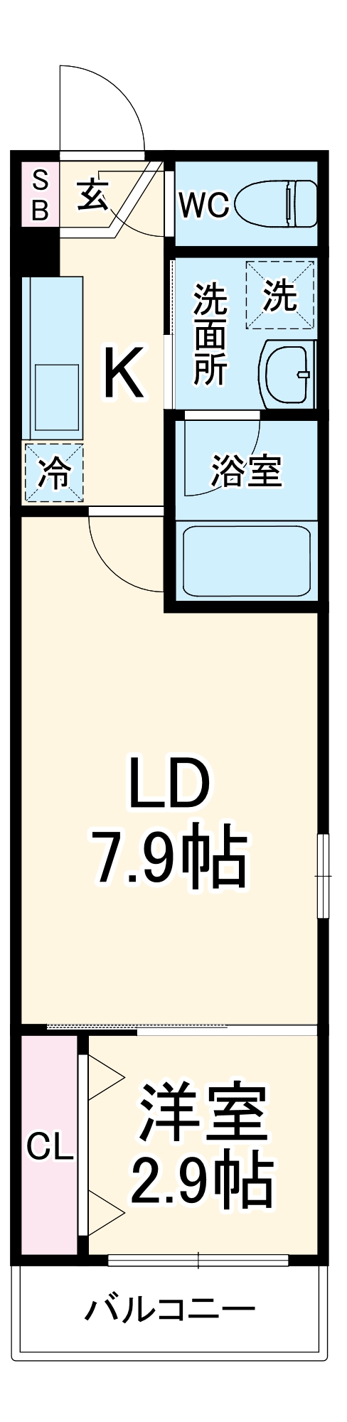 ジュネス稲葉地町の間取り
