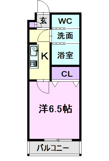 ラ シャルール千成の間取り
