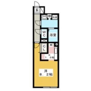 LUORE名駅の間取り