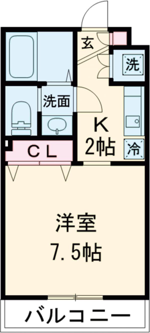 セゾンアムールの間取り