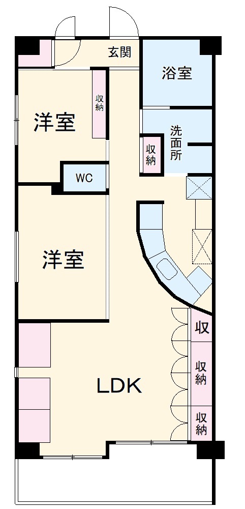 マイキャッスル・ラルジュ金沢文庫の間取り
