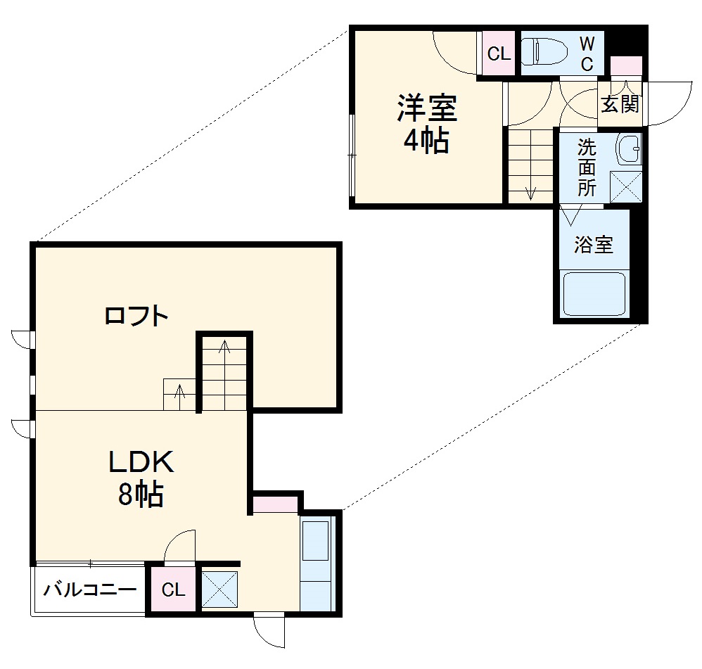 CB八千代中央ノワの間取り