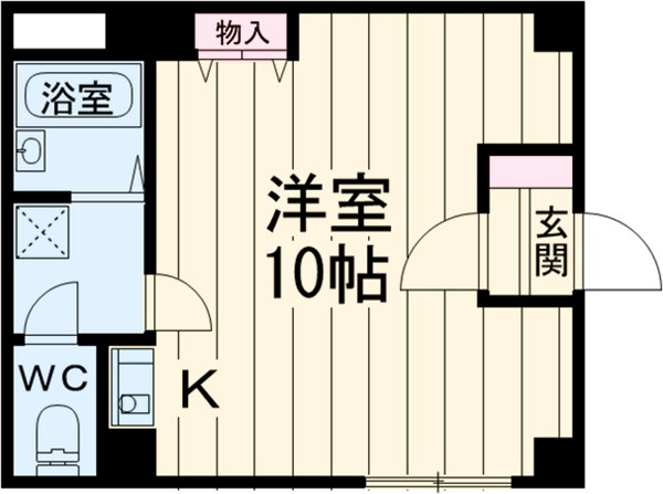 マリーナ・タカケンビルNo.6の間取り