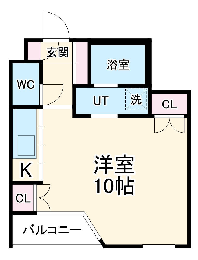 SPACE CUBE HONJINの間取り