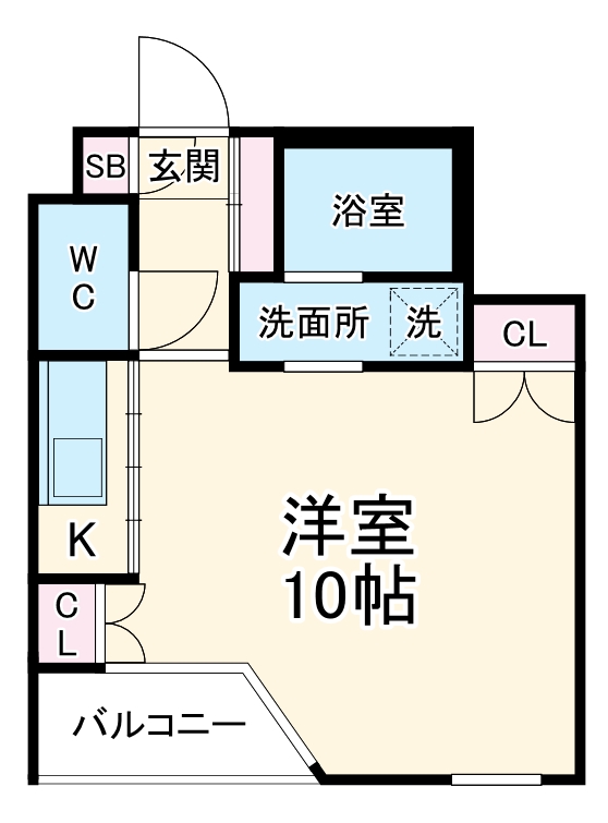 SPACE CUBE HONJINの間取り