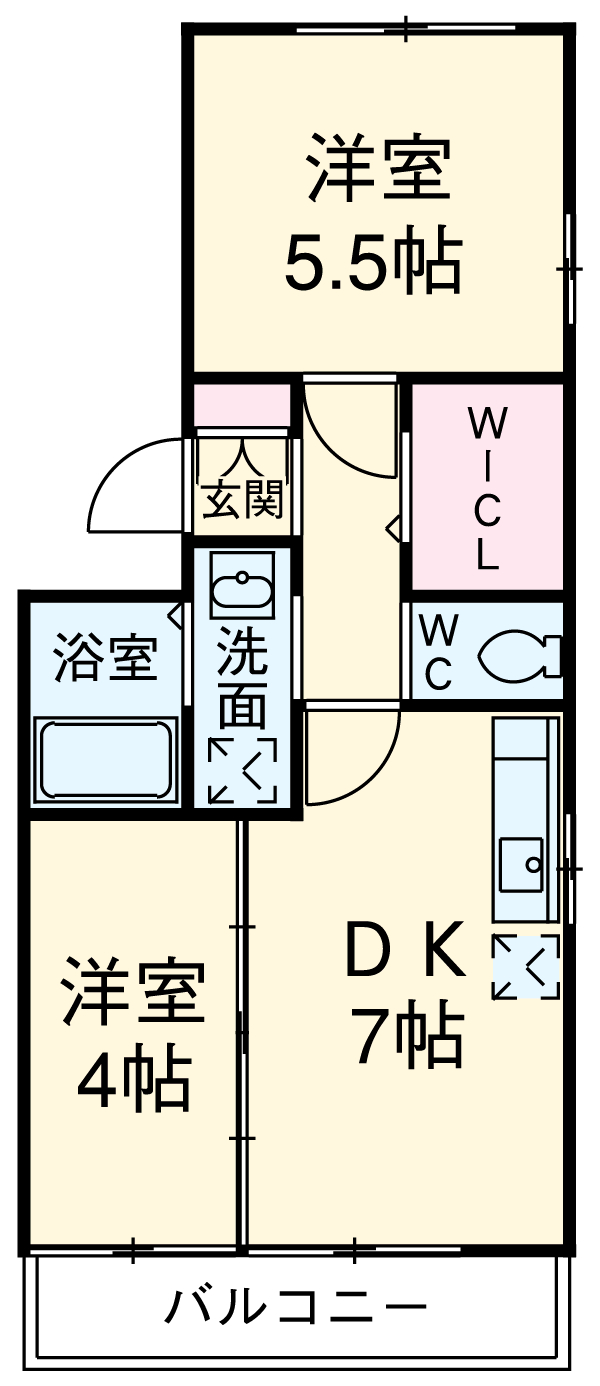 ウィン エレガンスの間取り