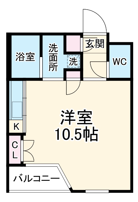 SPACE CUBE HONJINの間取り