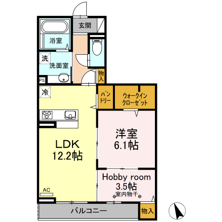 トタカ東小岩の間取り