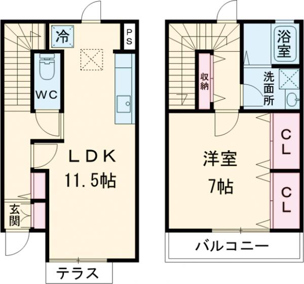クランベリーの間取り