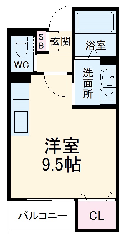 ラクーンノリタケの間取り