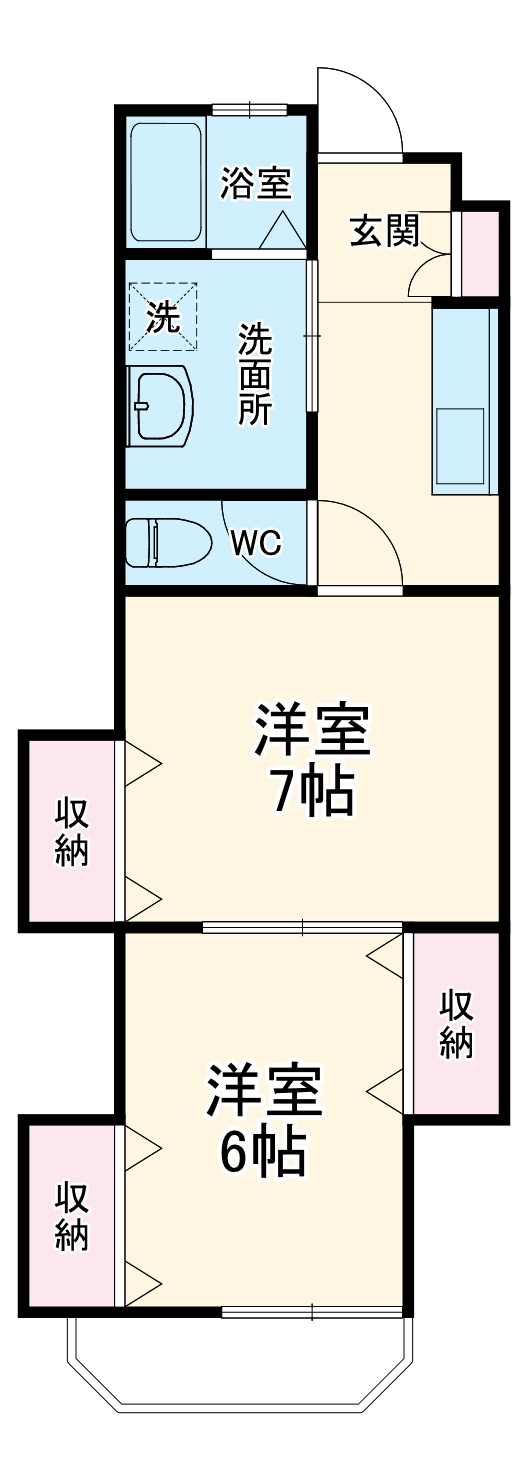 ガーデンヒルズY&Kの間取り