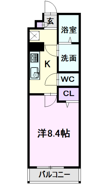 グラディオ岩塚の間取り