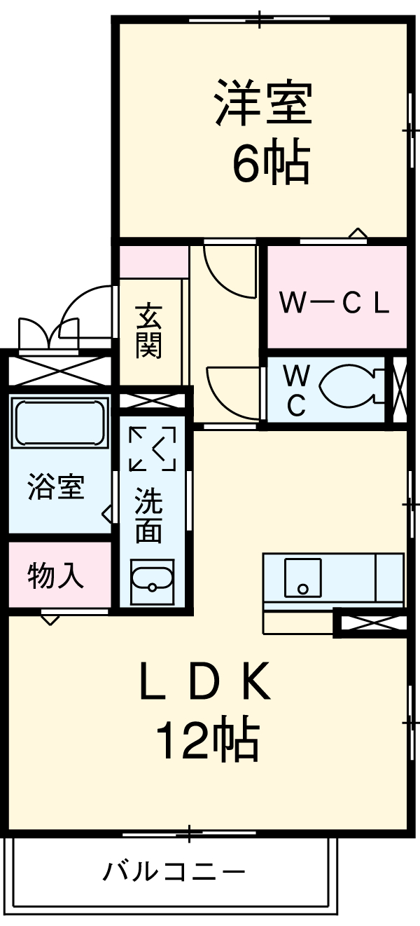 サンクレールの間取り