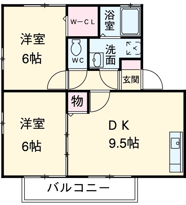 ピア ネクストの間取り