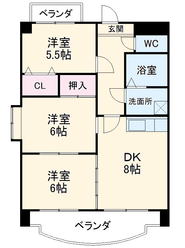 アビタシオン一番の間取り