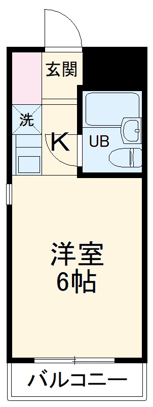 スカイコート橋本第2の間取り