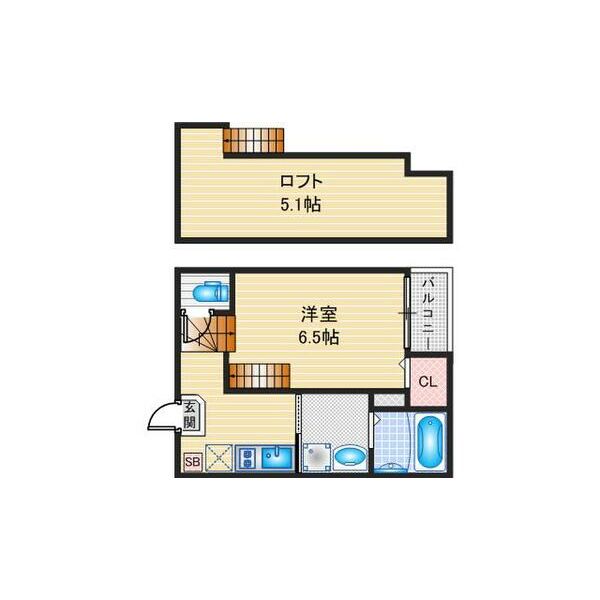 ベルクレスト本陣の間取り