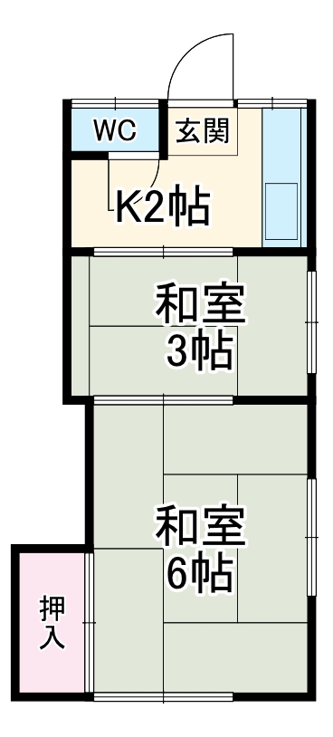 中嶋荘の間取り