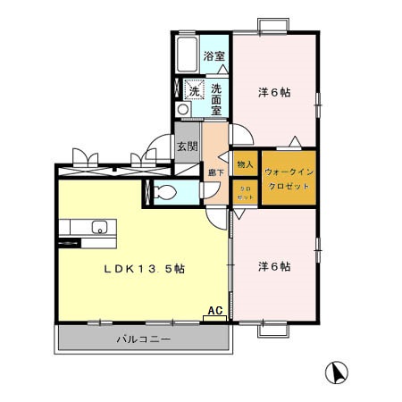 トレジャー ハウスの間取り