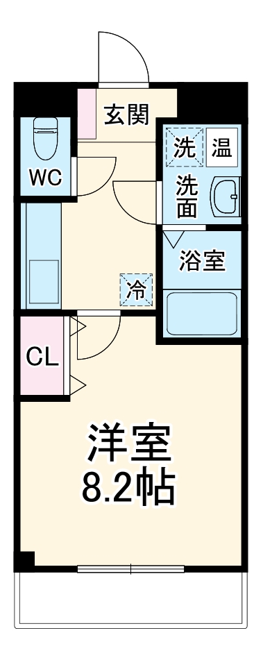 アンベリール上大岡の間取り