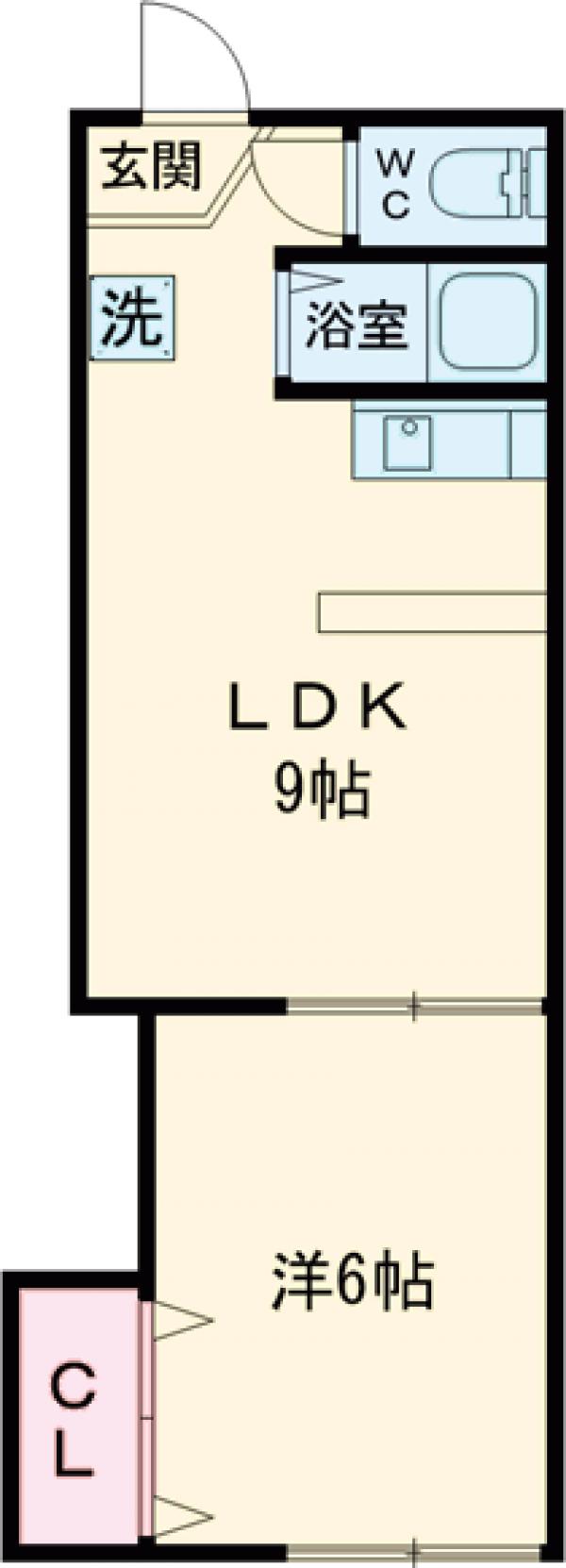 叶コーポの間取り