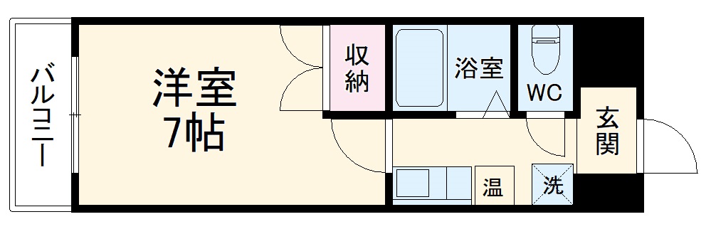 リバティハイツ白鳥の間取り