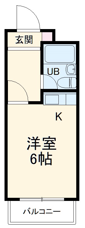 旗屋の完工年月(1985年10月)築の賃貸マンションの間取り
