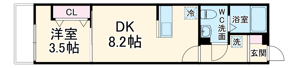 AJ勝田台の間取り