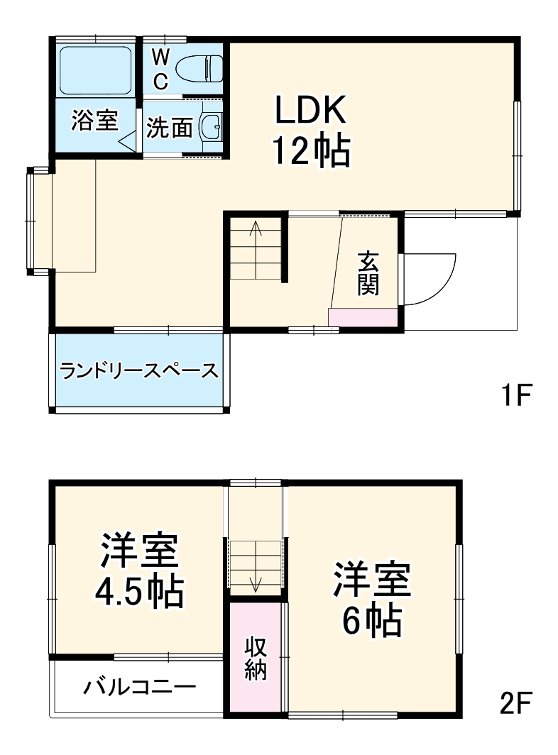 志津・ユーカリが丘の小さな家の間取り