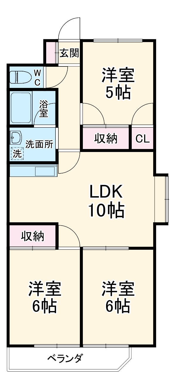 メゾン山勝の間取り