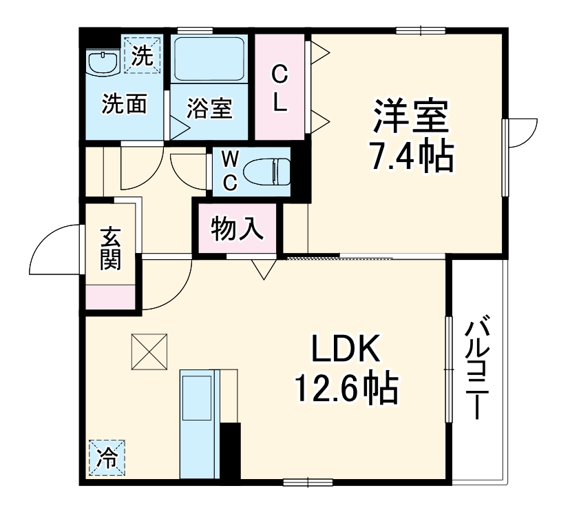 シャルム・ヴィアーレの間取り