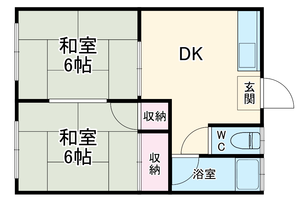 和幸ハイツの間取り
