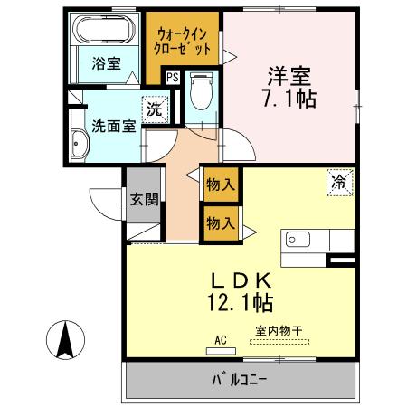 ロワメゾン松陽の間取り
