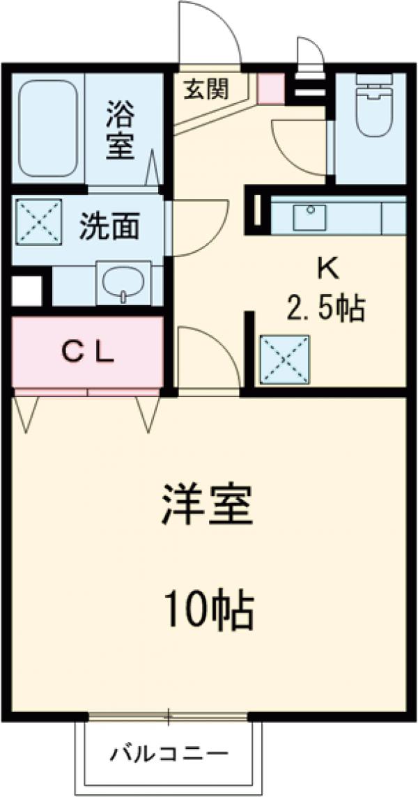 ラ・プラージュの間取り