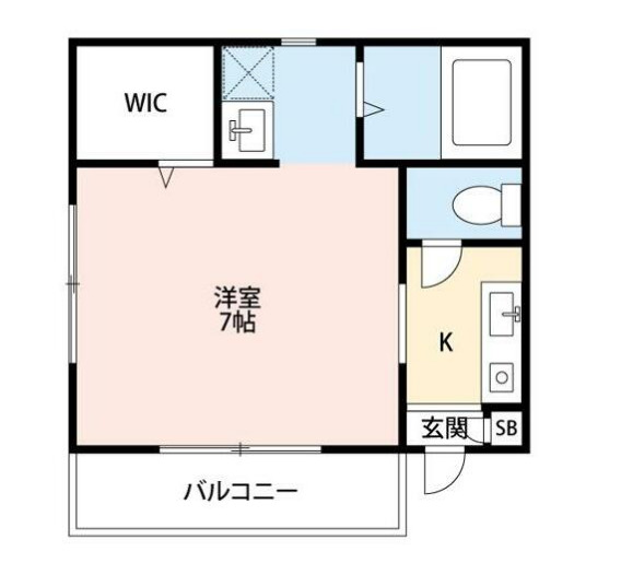 M&Kハイツの間取り
