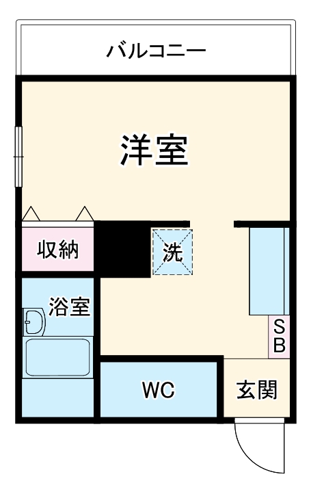 セントラルハイツⅡの間取り