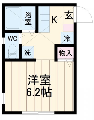 グランブルー大津の間取り