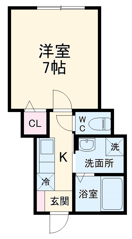 Libra京成大和田の間取り