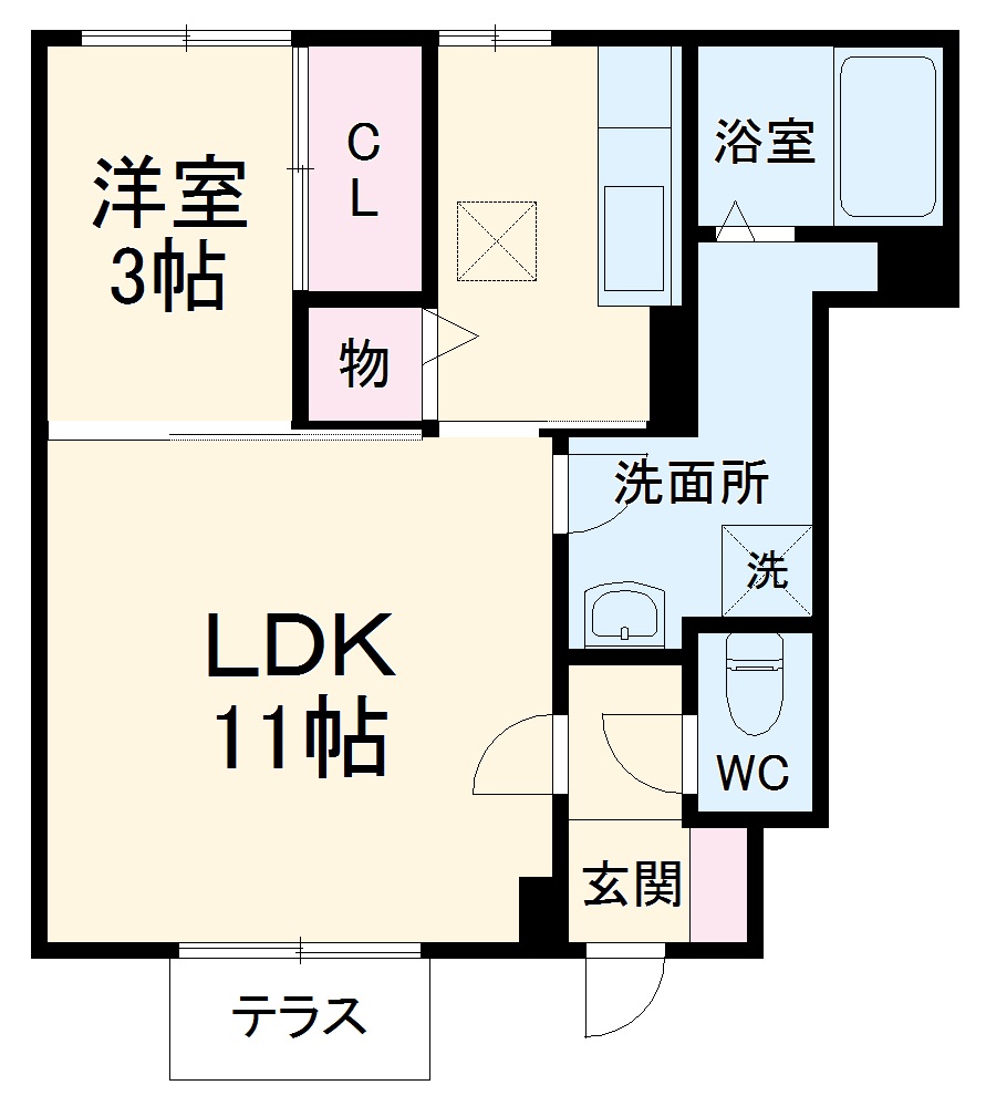 クレセントの間取り