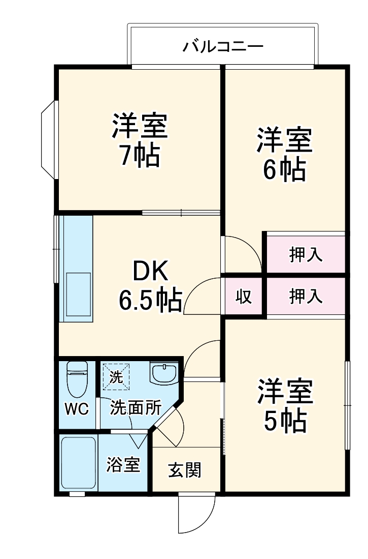 町屋スプリングハイツの間取り