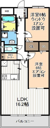 レジデンス光和Ⅲの間取り