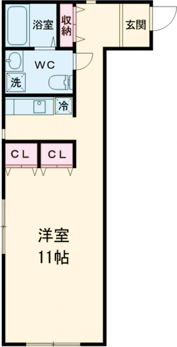 レジディア駒沢大学の間取り