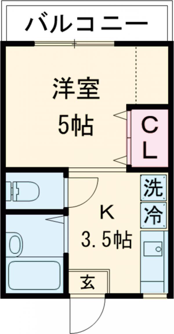 青山マンションの間取り