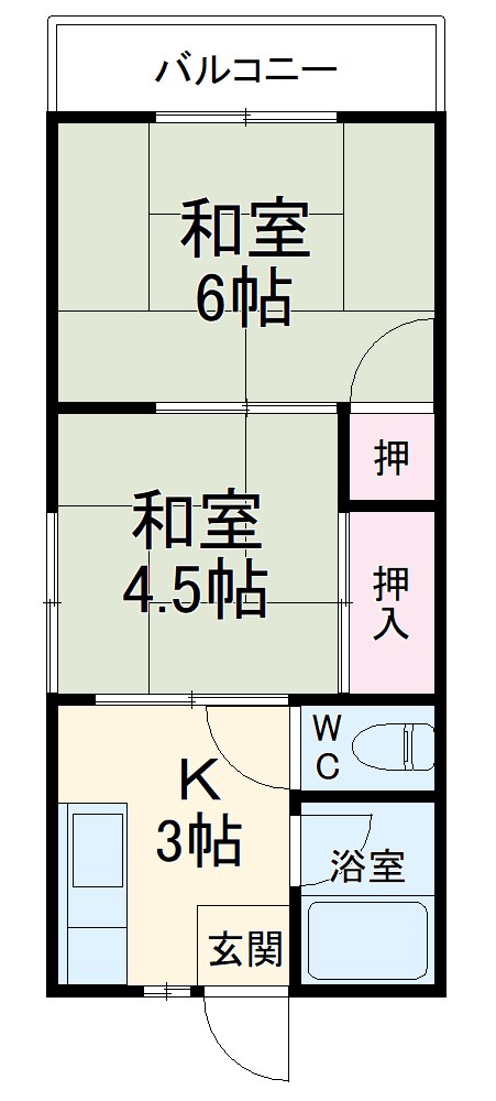 大井ハイムの間取り