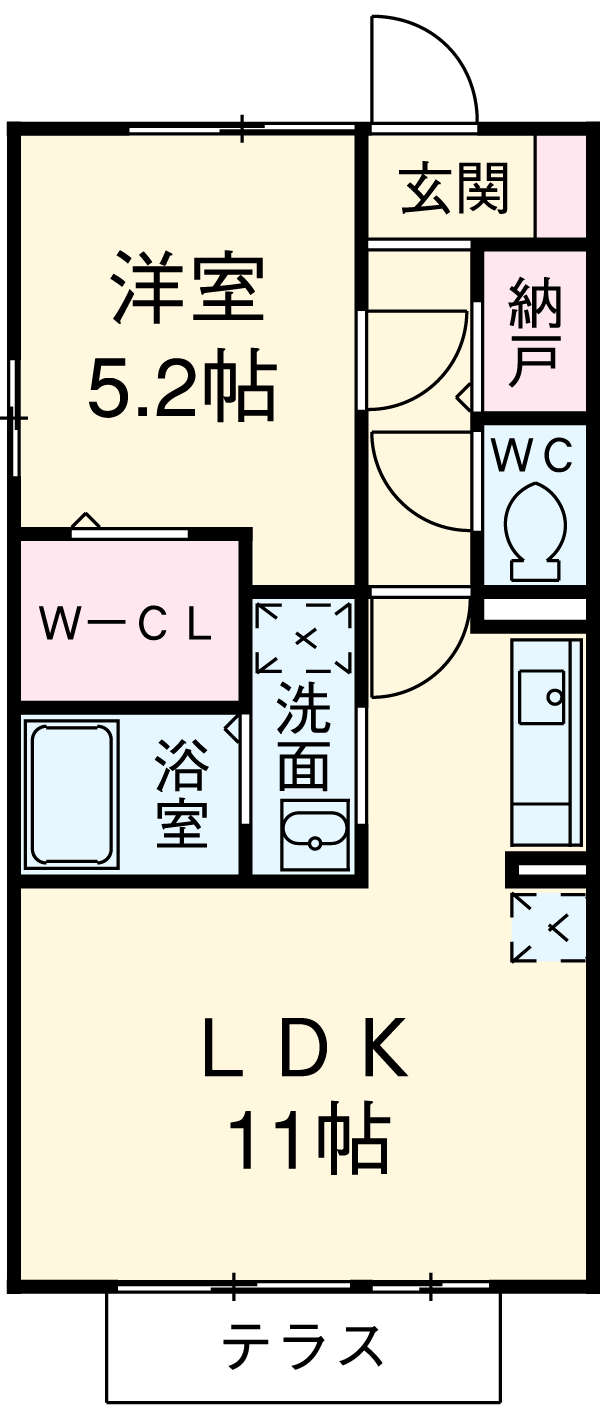 パイン・ウォールの間取り