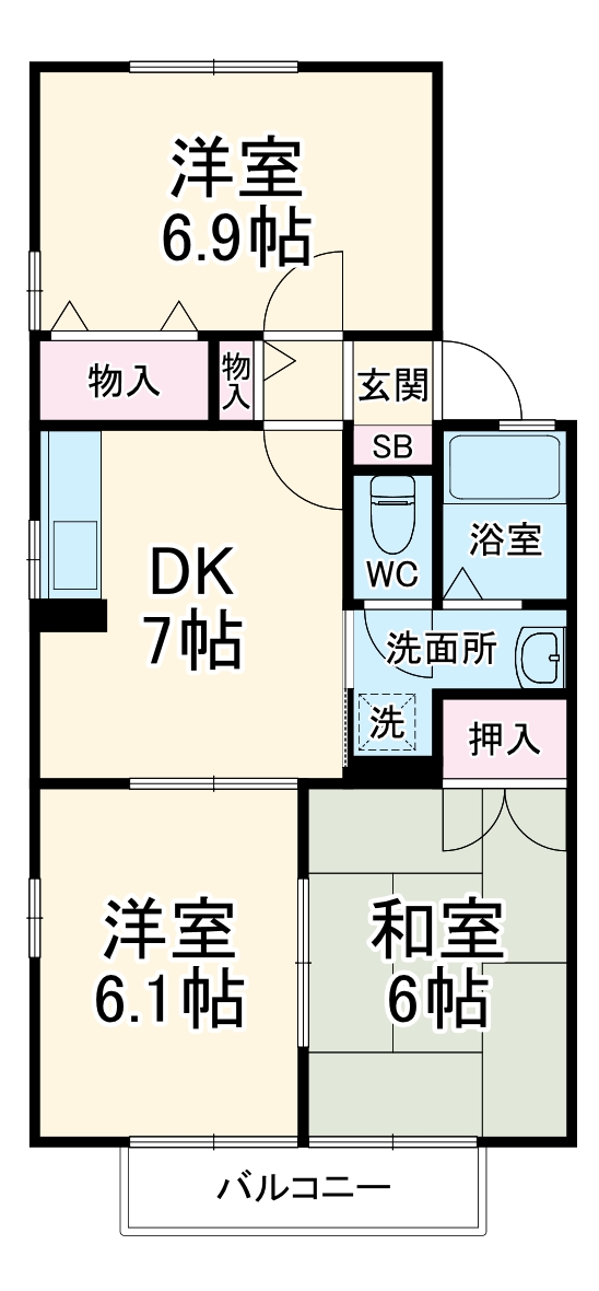 ヴィラ エテルノの間取り