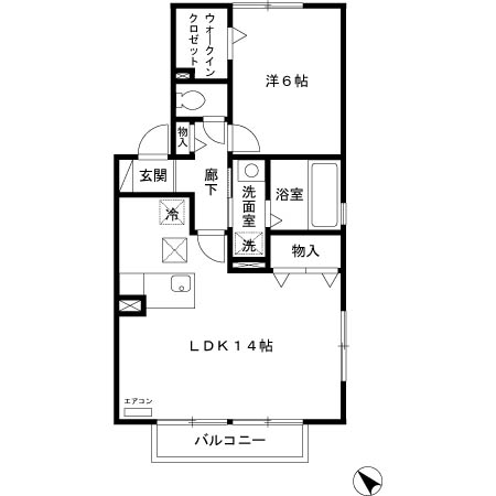 FLORAⅠの間取り