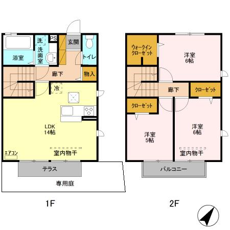 オンディーナの間取り
