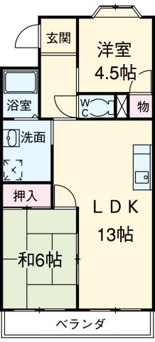 メゾン晃梅の間取り