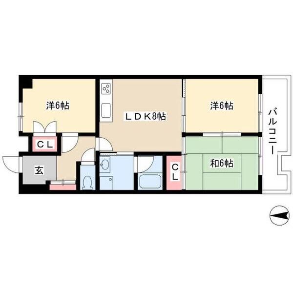 ラ・メゾン伊藤の間取り